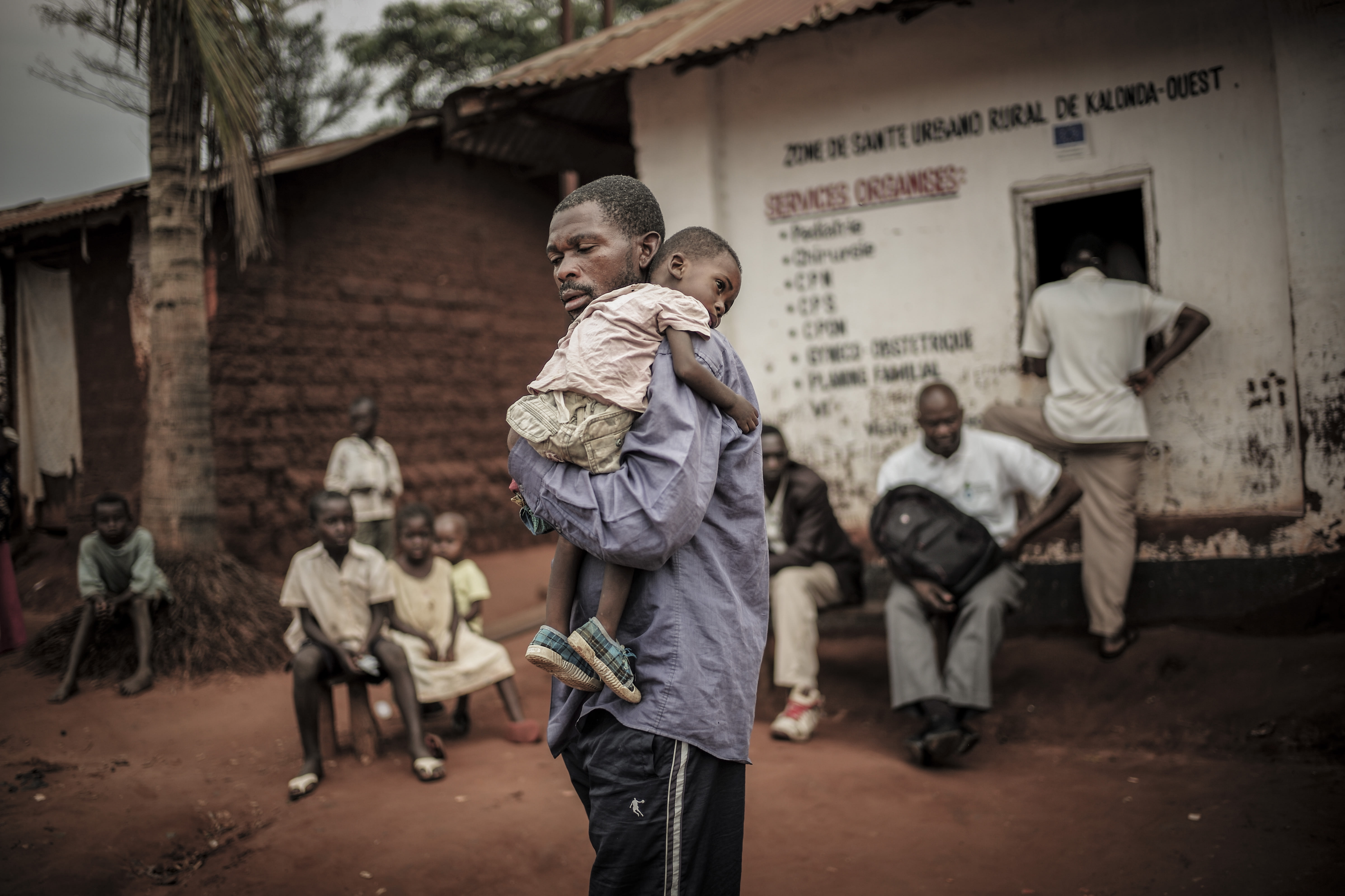 République Démocratique du Congo Action contre la Faim câlin père fils